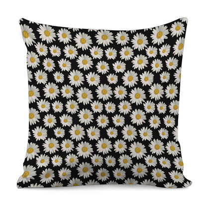 Daisy Flower Pattern Print Pillow Cover