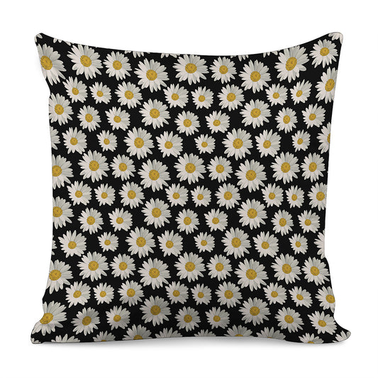 Daisy Flower Pattern Print Pillow Cover