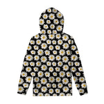 Daisy Flower Pattern Print Pullover Hoodie