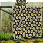 Daisy Flower Pattern Print Quilt