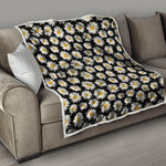 Daisy Flower Pattern Print Quilt