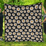Daisy Flower Pattern Print Quilt