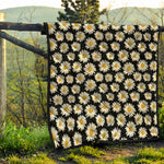 Daisy Flower Pattern Print Quilt