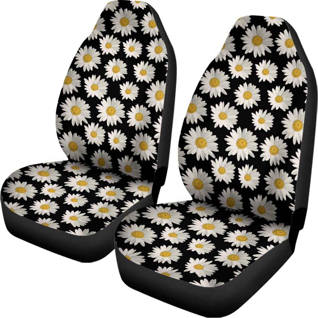 Daisy Flower Pattern Print Universal Fit Car Seat Covers