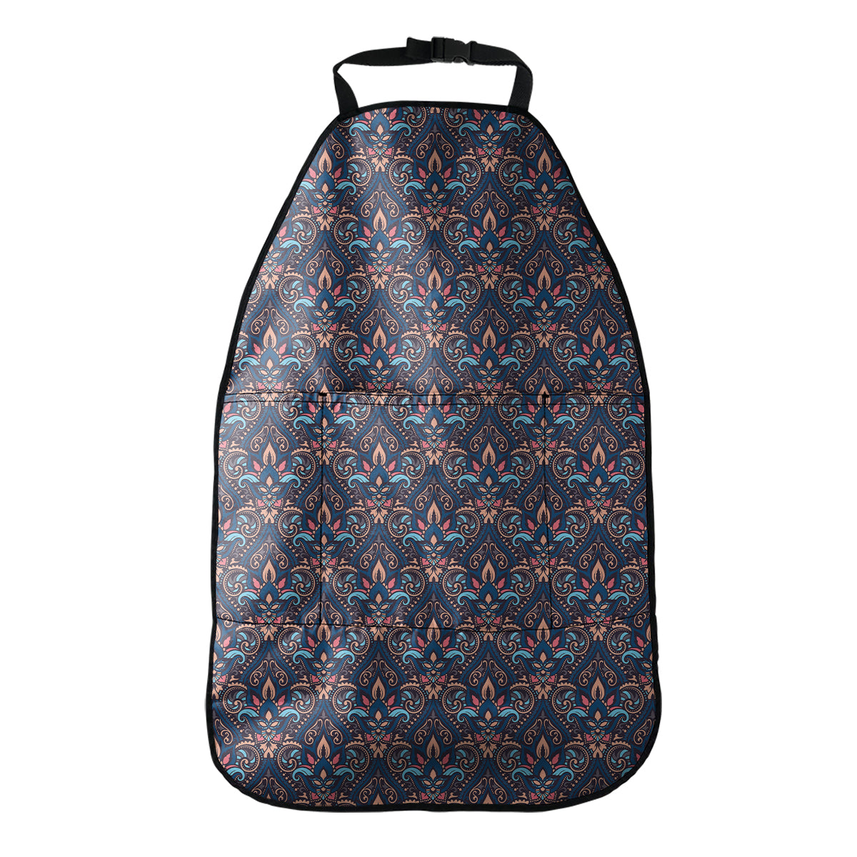Damask Boho Pattern Print Car Seat Organizers