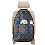 Damask Boho Pattern Print Car Seat Organizers
