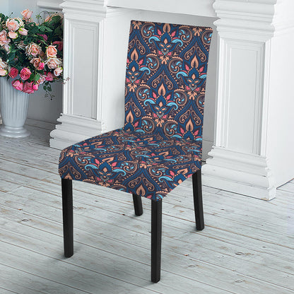 Damask Boho Pattern Print Dining Chair Slipcover