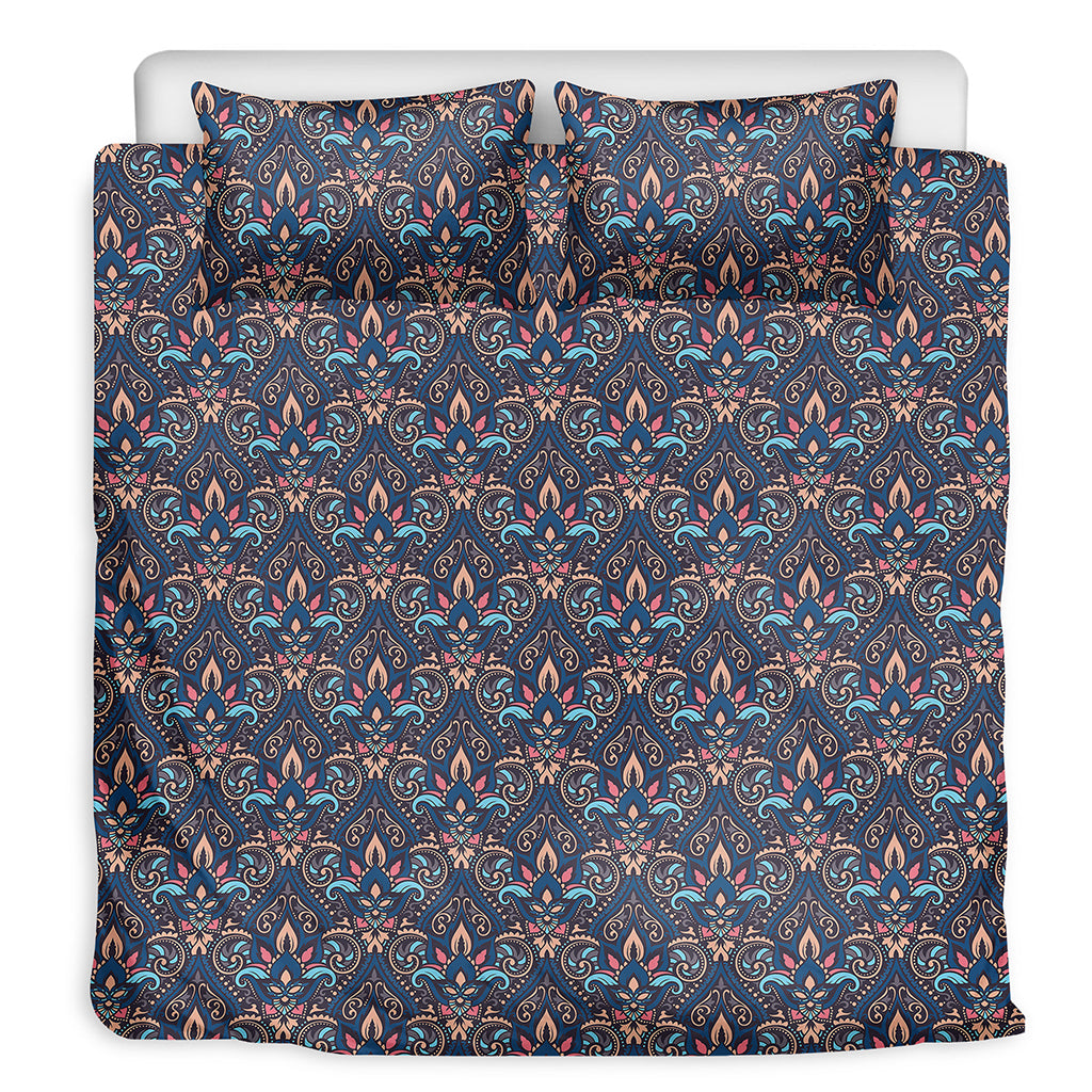 Damask Boho Pattern Print Duvet Cover Bedding Set