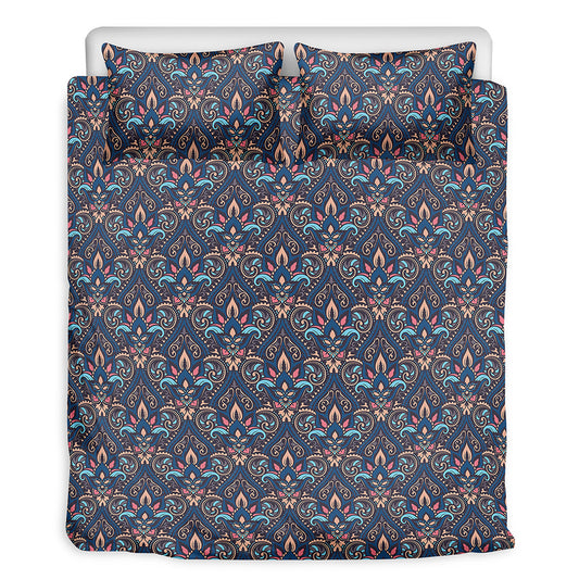 Damask Boho Pattern Print Duvet Cover Bedding Set