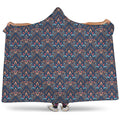 Damask Boho Pattern Print Hooded Blanket