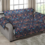 Damask Boho Pattern Print Loveseat Protector