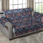 Damask Boho Pattern Print Loveseat Protector