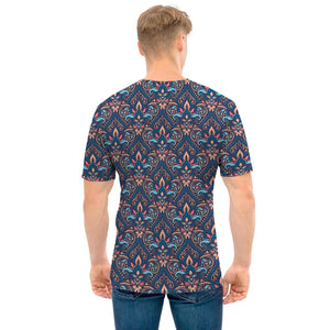 Damask Boho Pattern Print Men's T-Shirt