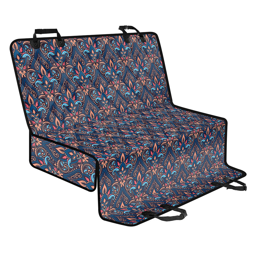 Damask Boho Pattern Print Pet Car Back Seat Cover