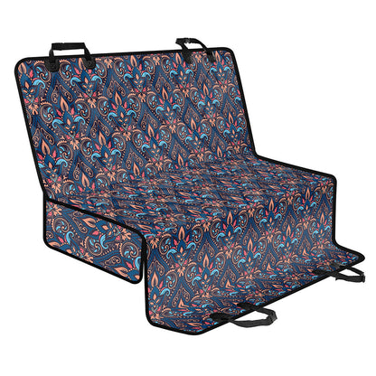 Damask Boho Pattern Print Pet Car Back Seat Cover