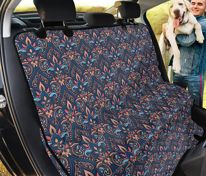 Damask Boho Pattern Print Pet Car Back Seat Cover