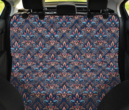 Damask Boho Pattern Print Pet Car Back Seat Cover