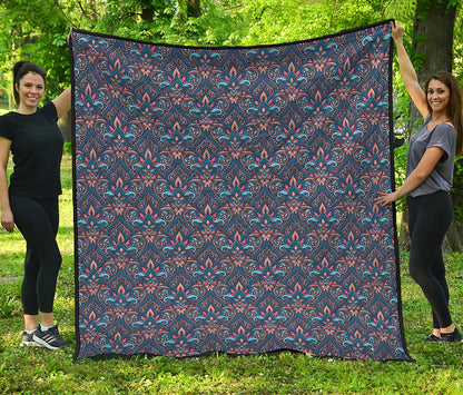 Damask Boho Pattern Print Quilt