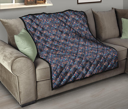 Damask Boho Pattern Print Quilt