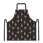 Dancing Ballet Pattern Print Apron