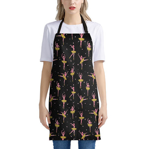 Dancing Ballet Pattern Print Apron