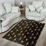 Dancing Ballet Pattern Print Area Rug