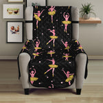 Dancing Ballet Pattern Print Armchair Protector