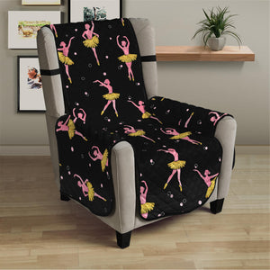 Dancing Ballet Pattern Print Armchair Protector