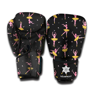 Dancing Ballet Pattern Print Boxing Gloves