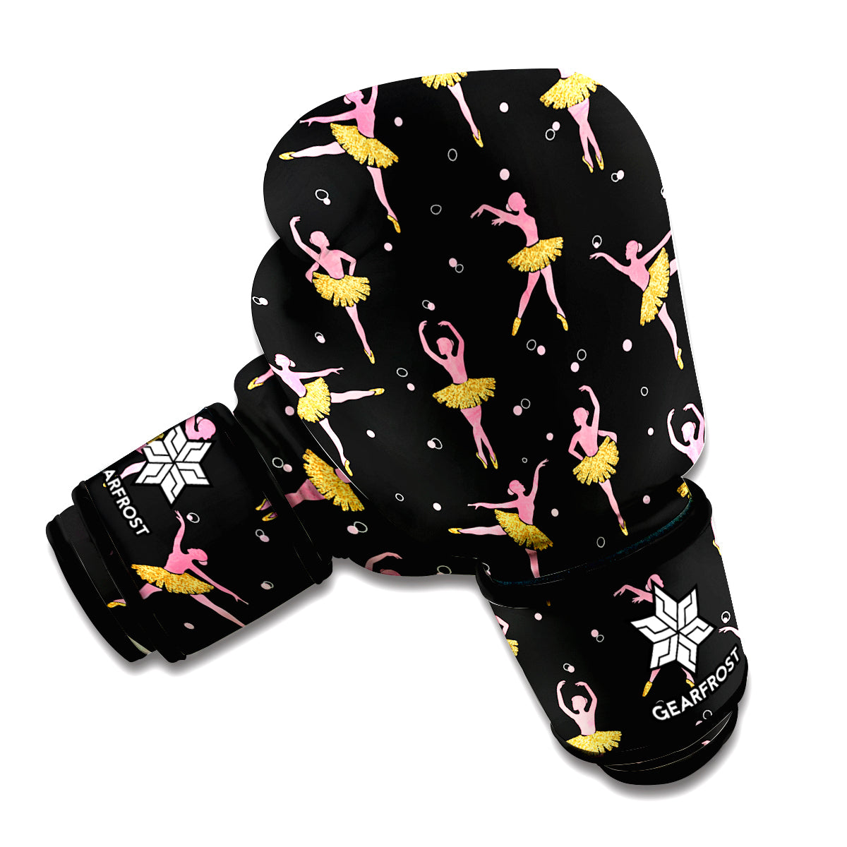 Dancing Ballet Pattern Print Boxing Gloves