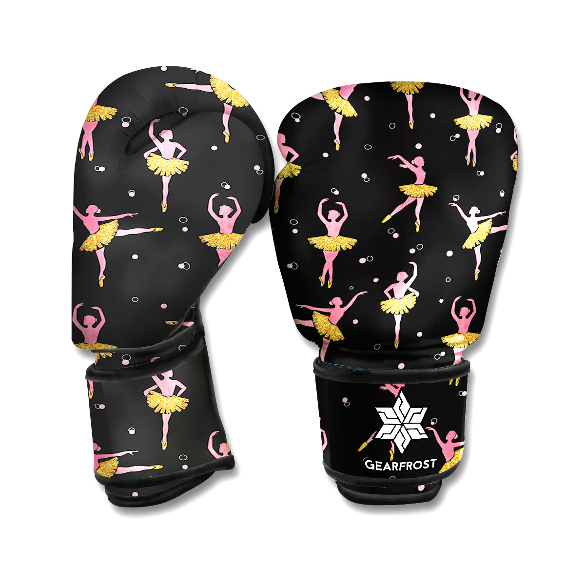 Dancing Ballet Pattern Print Boxing Gloves