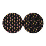 Dancing Ballet Pattern Print Car Coasters