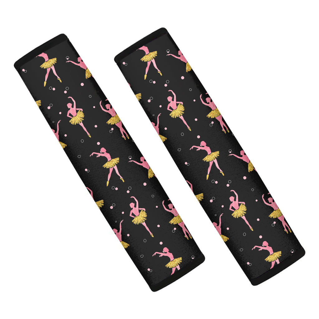 Dancing Ballet Pattern Print Car Seat Belt Covers