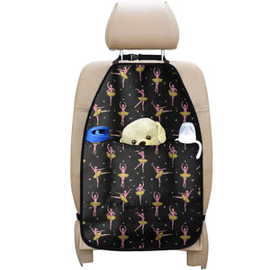 Dancing Ballet Pattern Print Car Seat Organizers