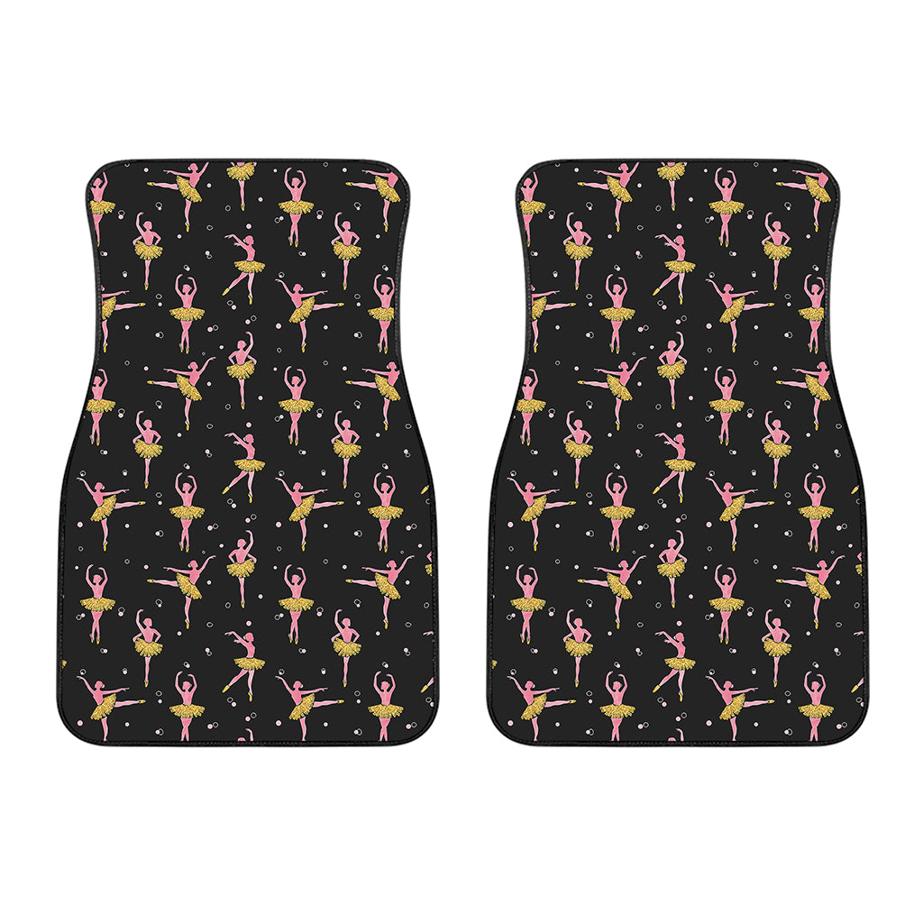 Dancing Ballet Pattern Print Front Car Floor Mats