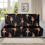 Dancing Ballet Pattern Print Futon Protector