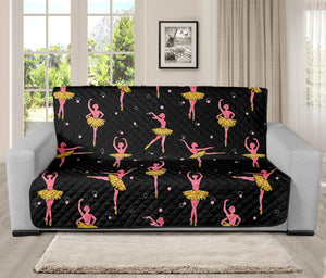 Dancing Ballet Pattern Print Futon Protector