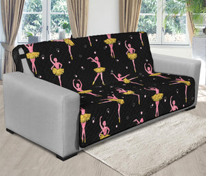 Dancing Ballet Pattern Print Futon Protector