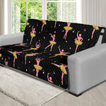 Dancing Ballet Pattern Print Futon Protector