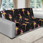 Dancing Ballet Pattern Print Futon Protector