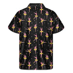 Dancing Ballet Pattern Print Men's Short Sleeve Shirt