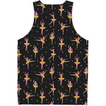 Dancing Ballet Pattern Print Men's Tank Top