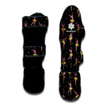 Dancing Ballet Pattern Print Muay Thai Shin Guard