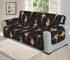 Dancing Ballet Pattern Print Oversized Sofa Protector