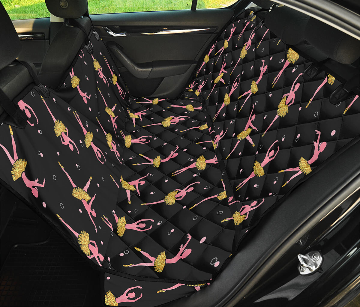Dancing Ballet Pattern Print Pet Car Back Seat Cover