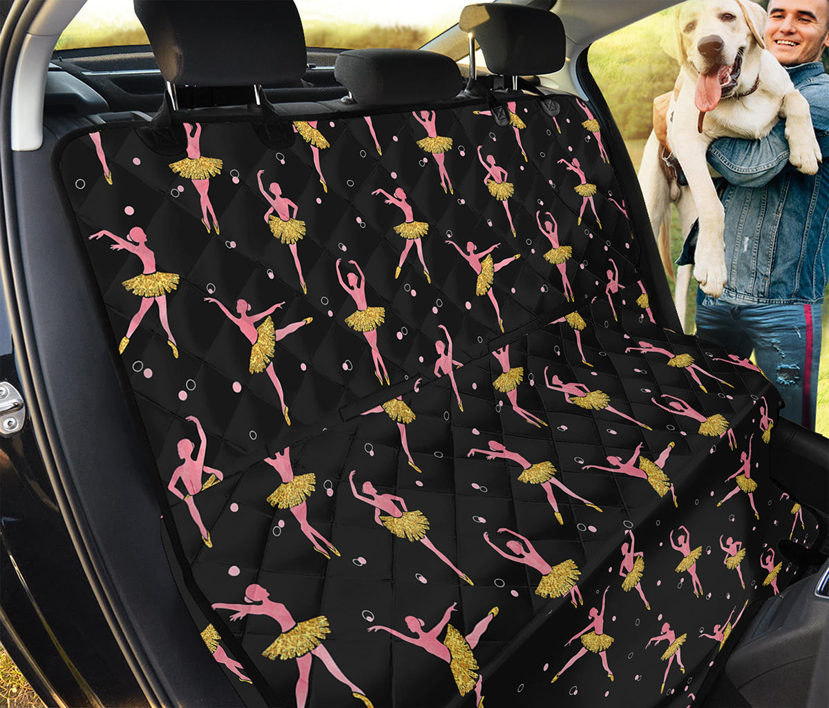 Dancing Ballet Pattern Print Pet Car Back Seat Cover