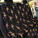 Dancing Ballet Pattern Print Pet Car Back Seat Cover
