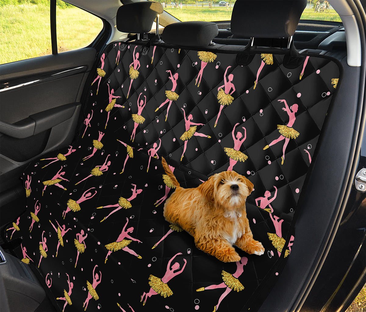 Dancing Ballet Pattern Print Pet Car Back Seat Cover