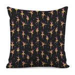 Dancing Ballet Pattern Print Pillow Cover