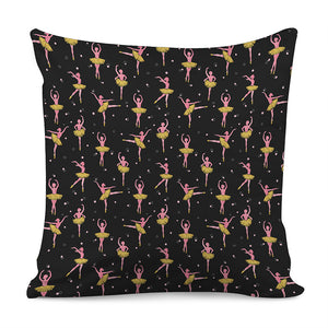 Dancing Ballet Pattern Print Pillow Cover